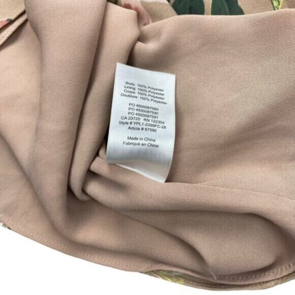 Aritzia Babaton Everly Floral Cami Blouse Top Womens Size XS Lined - Picture 8 of 8